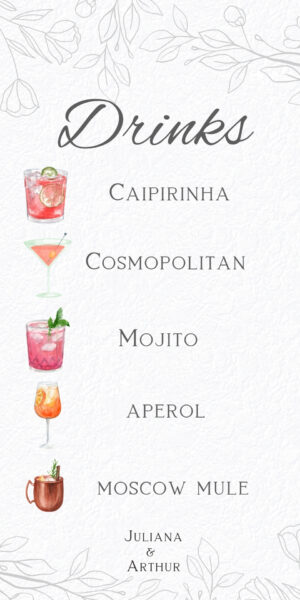 Convite Informativo Drinks 1