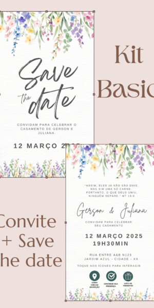 Kit Basic I Flores Coloridas
