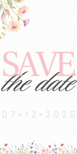 Convite Save the Date